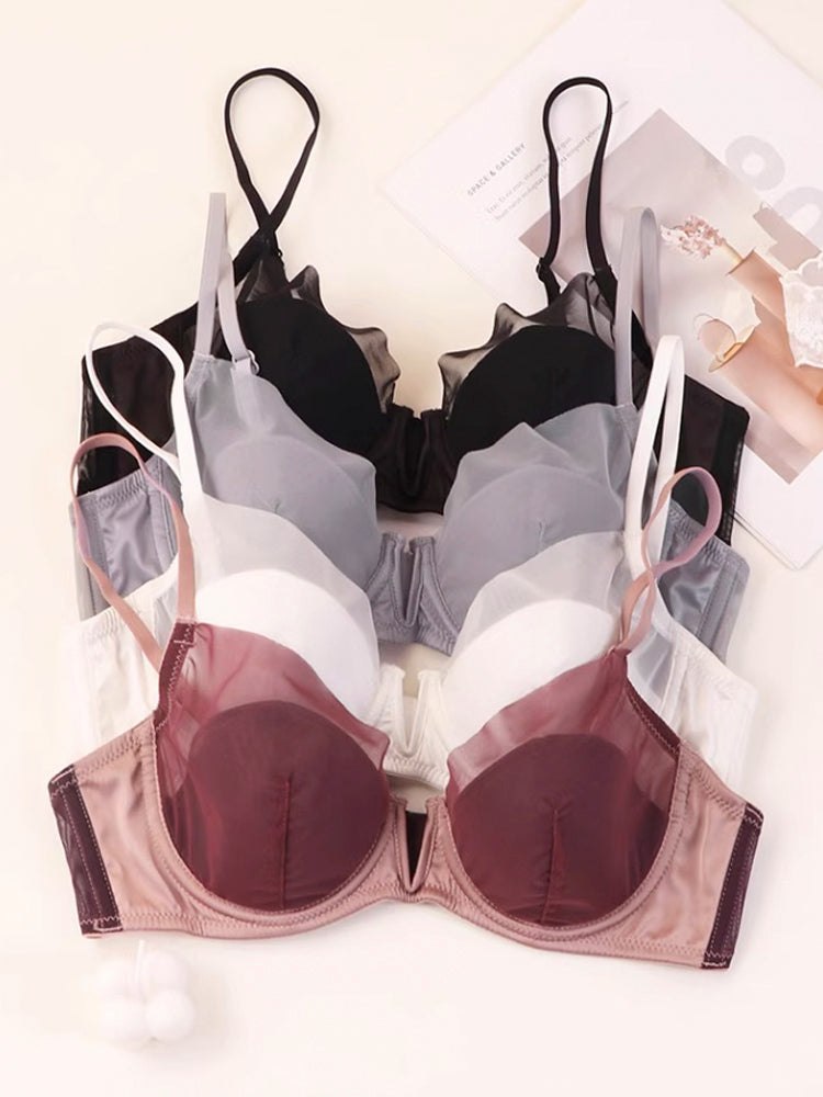 【エアリー・ワイヤー入り】薄手パッド ムレにくい ブラセット