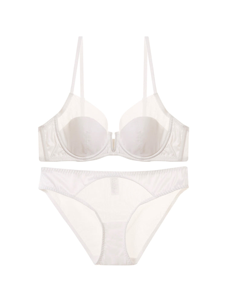 【エアリー・ワイヤー入り】薄手パッド ムレにくい ブラセット