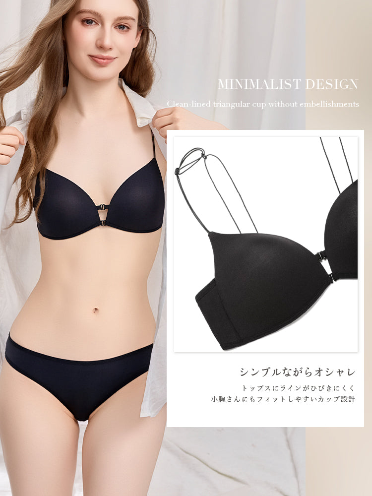フロントホック 細ヒモブラジャー単品