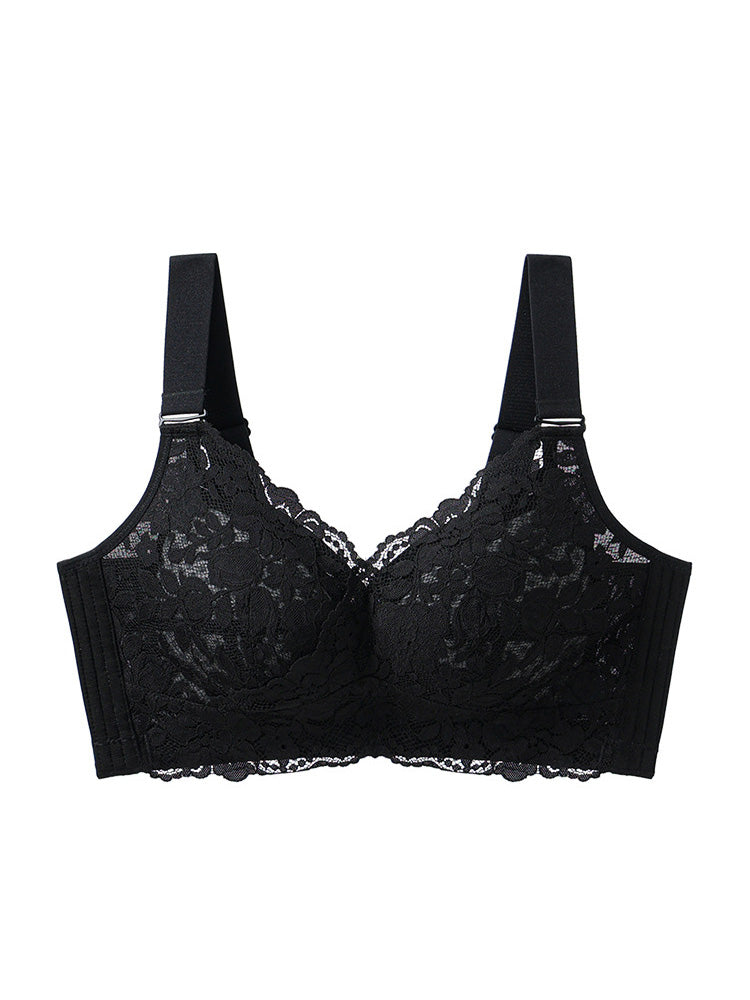 【在庫処分・ノンワイヤー】通気メッシュ構造カップ 小さく見えブラ