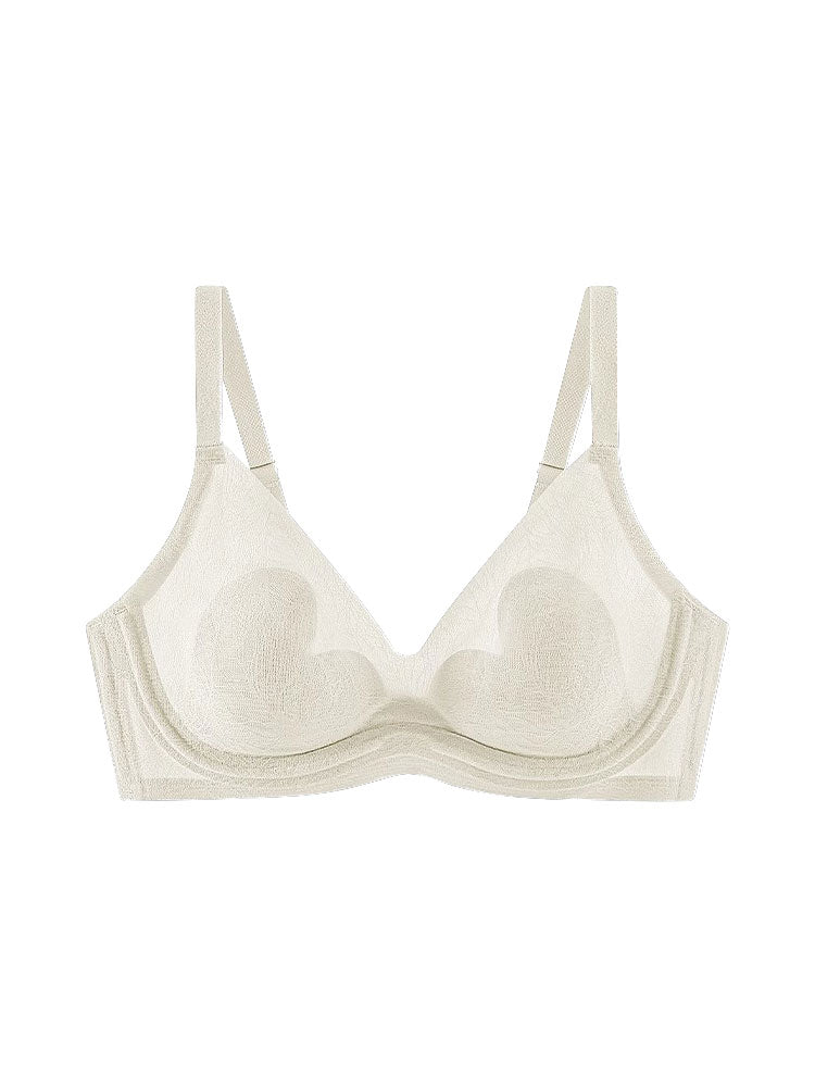 薄手パッド 蒸れないシームレスブラジャー