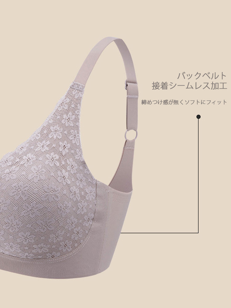 レースカバーノンワイヤーブラ