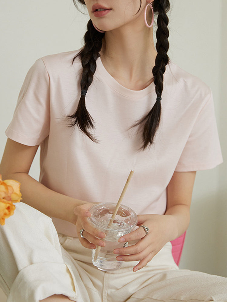 【汚れ防止(油汚れ除き)】キャンディカラー Tシャツ