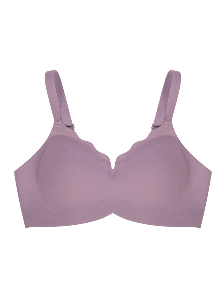 【在庫処分】シームレスブラ 一体型パッド取り外し可能