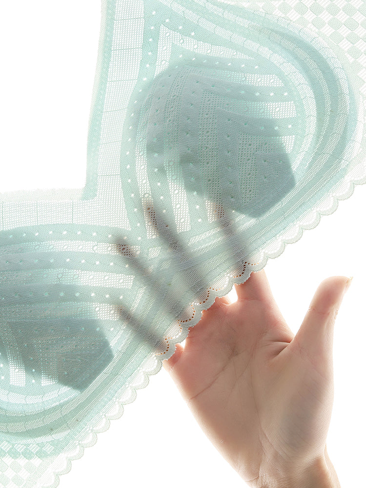 【ムレにくい・ノンワイヤー】薄手シームレスブラ