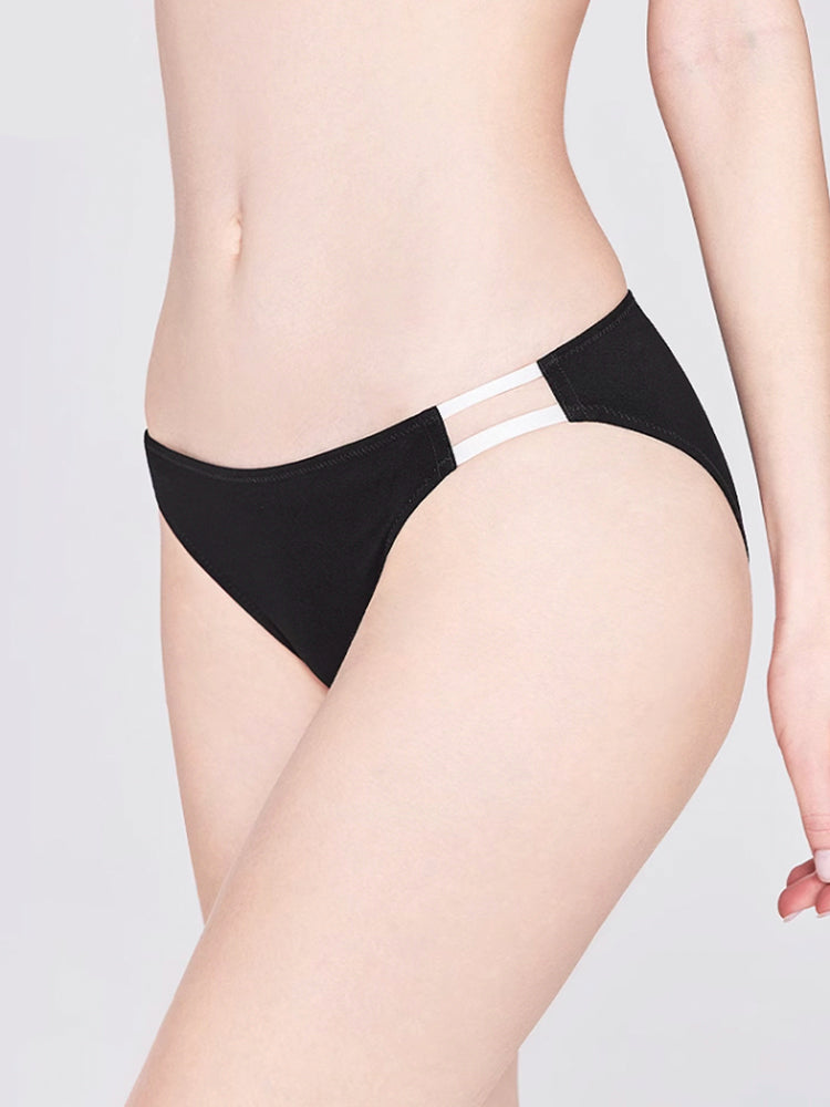 軽やかな着心地 配色ブラ ペアショーツ