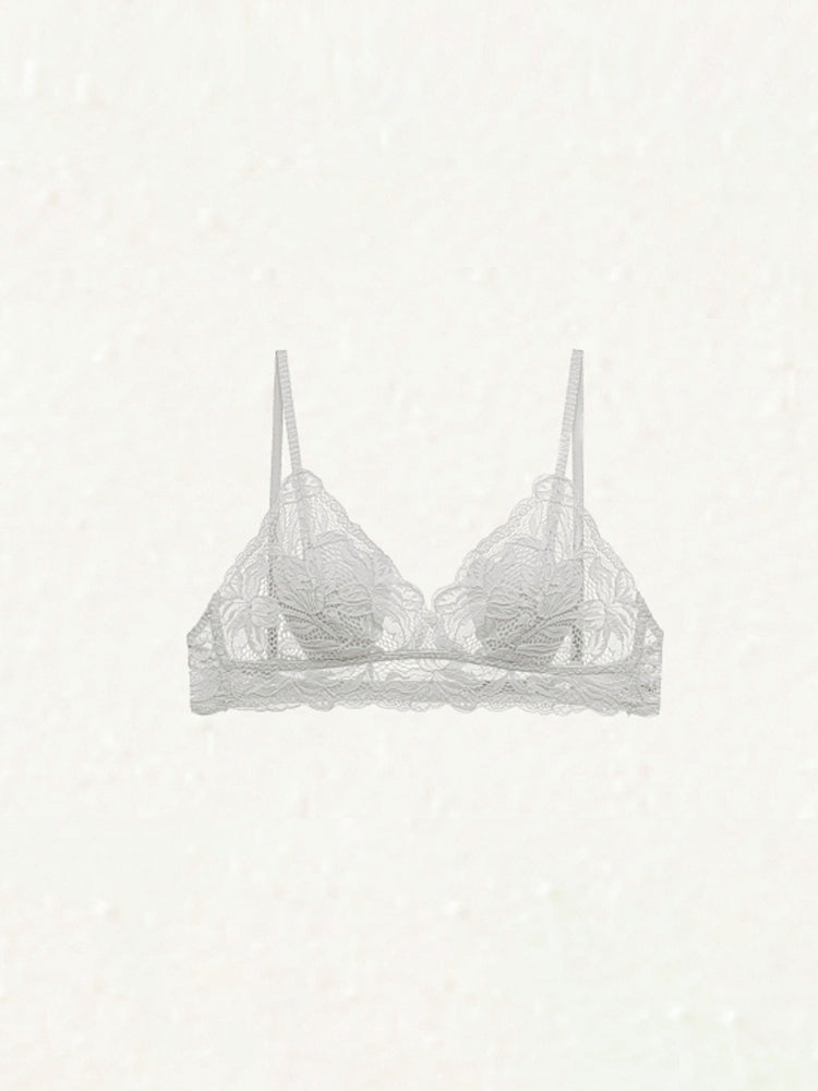 【ノンワイヤー】背中見世 総レース軽ブラ