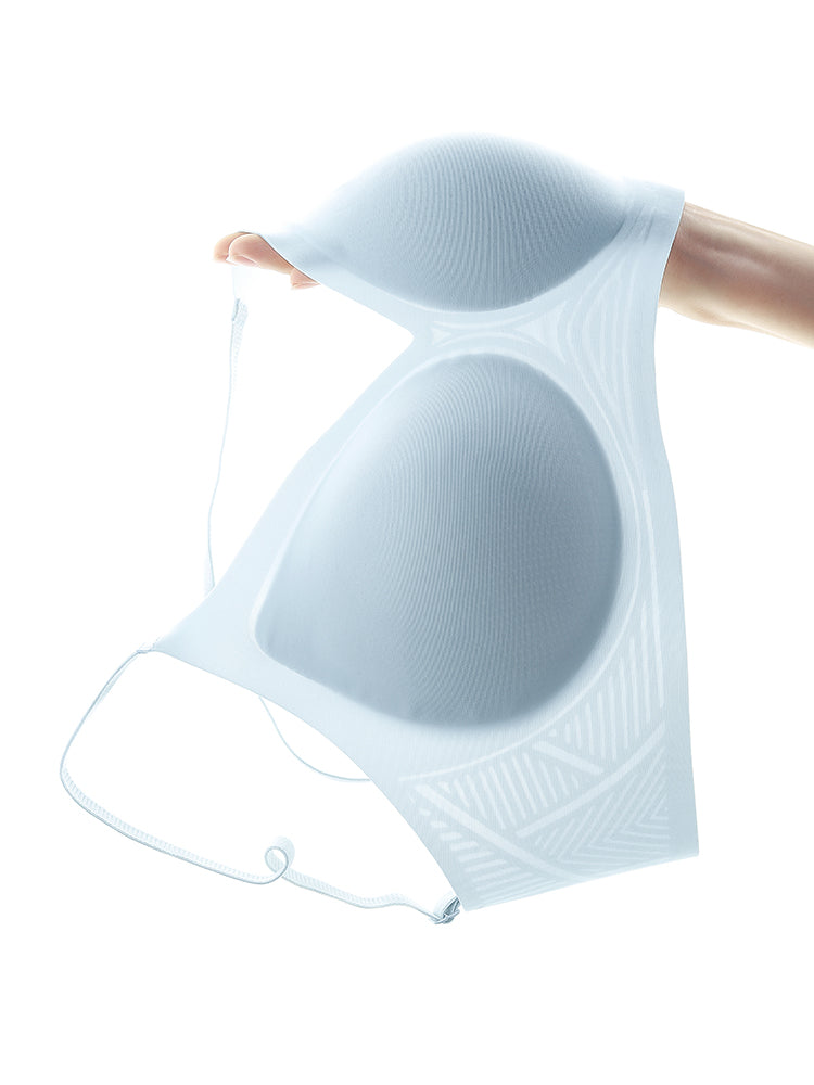 【ヒンヤリ・ノンワイヤー】薄手 接触冷感 ブラ