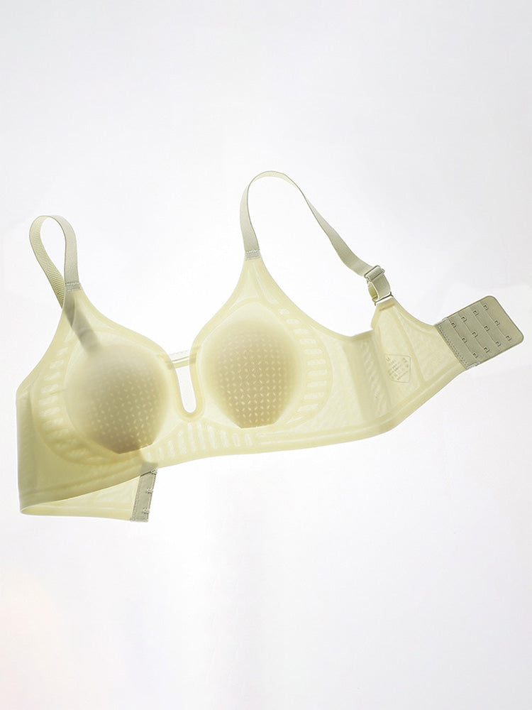 【在庫処分】アウターに響かない 通気ブラジャー パッド小さい