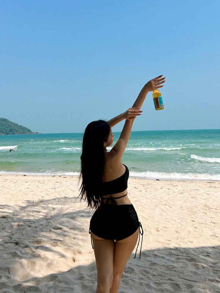 【ノンワイヤー】ホルダーネック 可愛くてセクシー ビキニ 上下セット