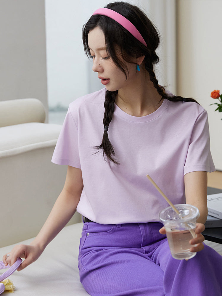 【汚れ防止(油汚れ除き)】キャンディカラー Tシャツ