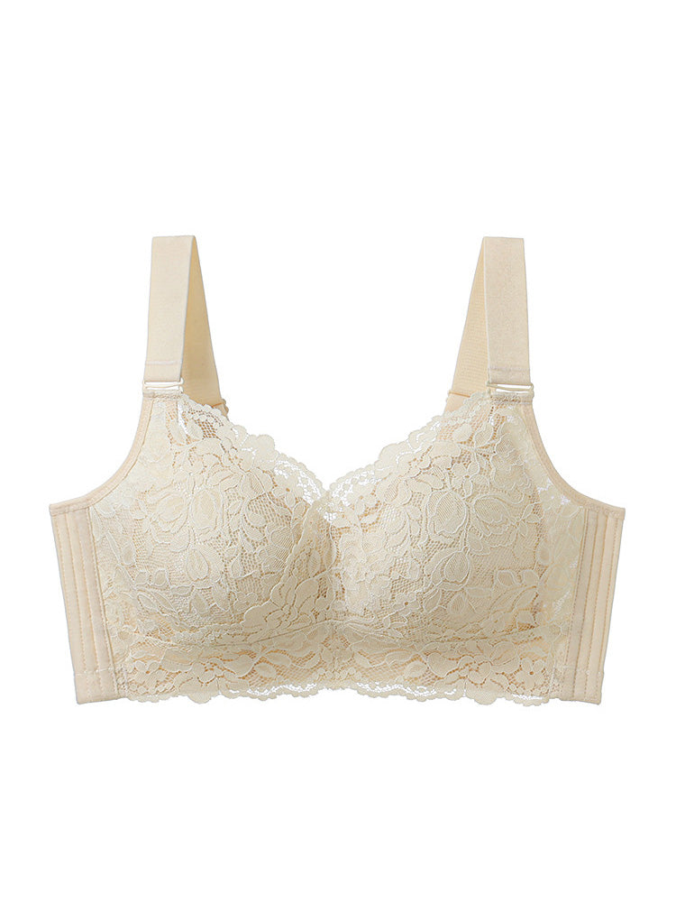 【在庫処分・ノンワイヤー】通気メッシュ構造カップ 小さく見えブラ