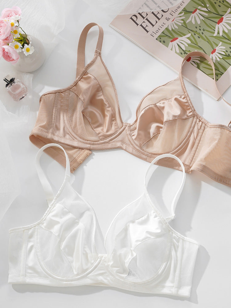 【在庫処分・ワイヤー入り】ムレにくい ノンパテッド ブラセット