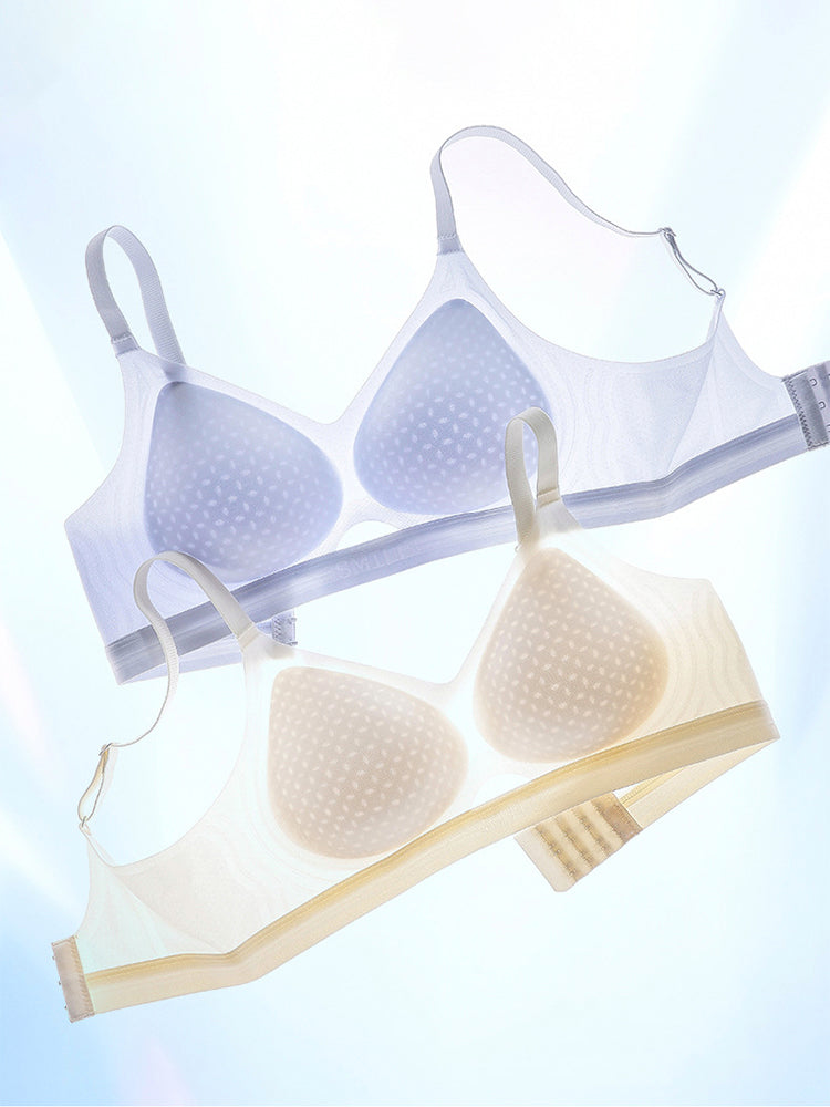 【在庫処分・ノンワイヤー】ムレにくい シームレスブラ