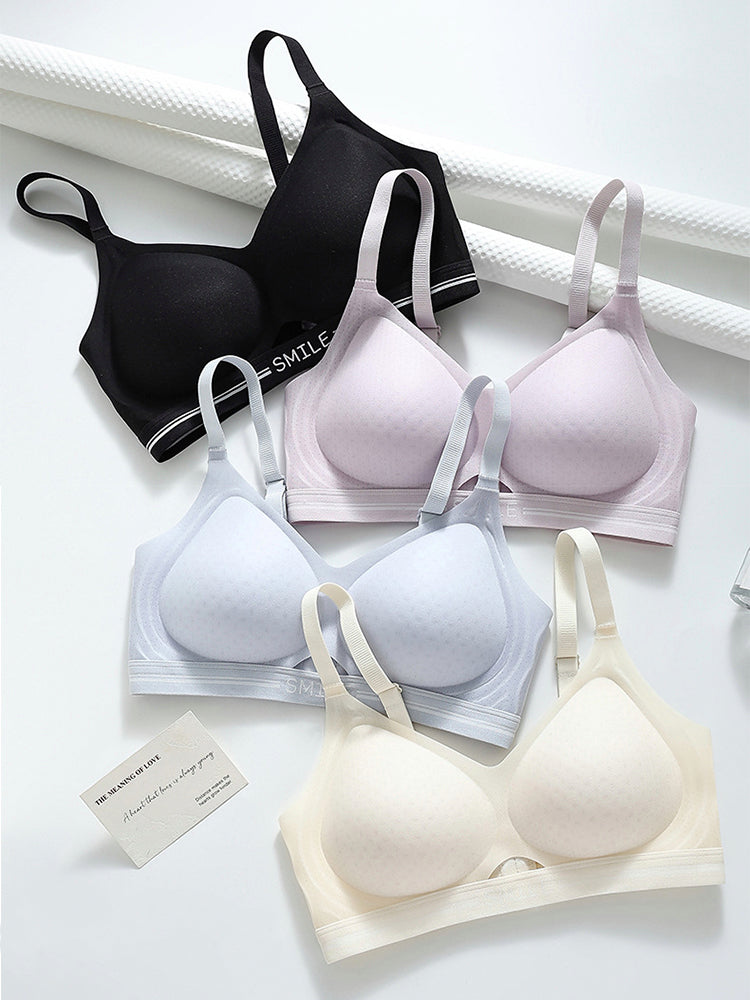 【ノンワイヤー】ムレにくい シームレスブラ