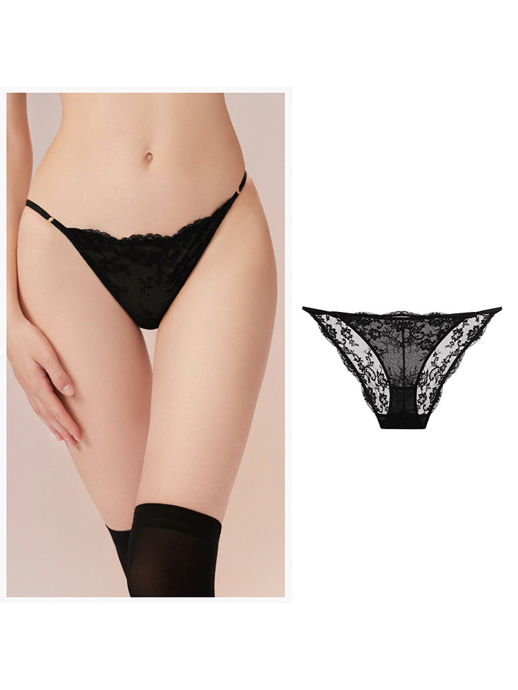 薄手カップ 総レースブラ ペアショーツ