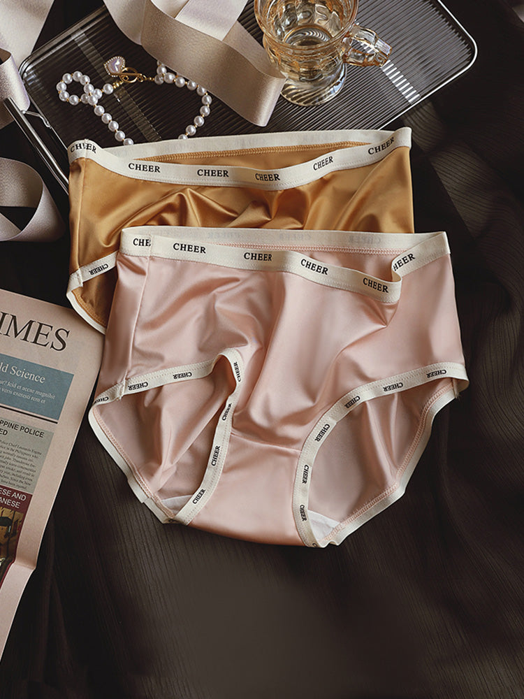 【在庫処分】アイスシルク 滑らかタッチショーツ はきこみ丈ふつう