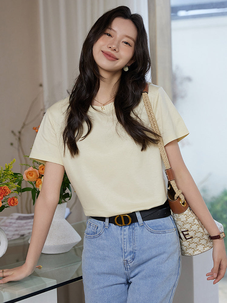 【汚れ防止(油汚れ除き)】キャンディカラー Tシャツ