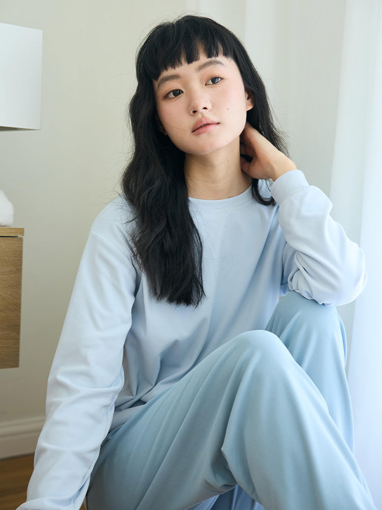 【在庫処分】柔らかいルームウェア パジャマ 起毛無地