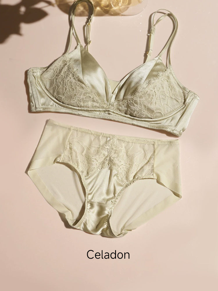 【Goddess Series】ノンワイヤー シルクブラジャー単品