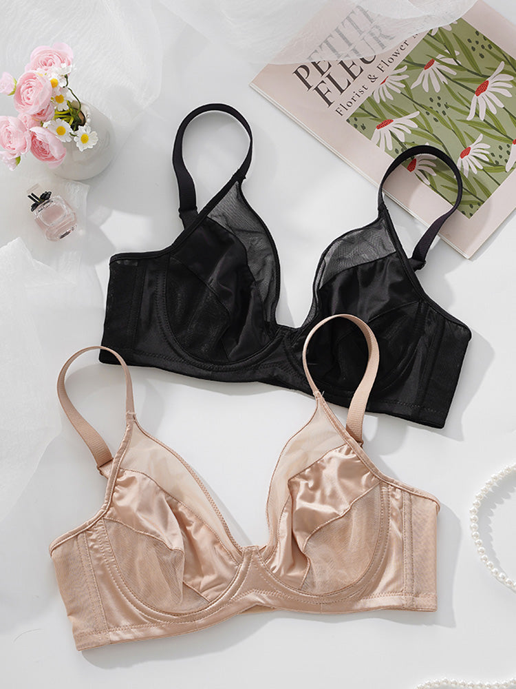 【在庫処分・ワイヤー入り】ムレにくい ノンパテッド ブラセット