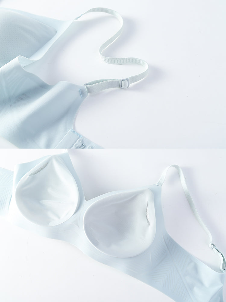 【ヒンヤリ・ノンワイヤー】薄手 接触冷感 ブラ