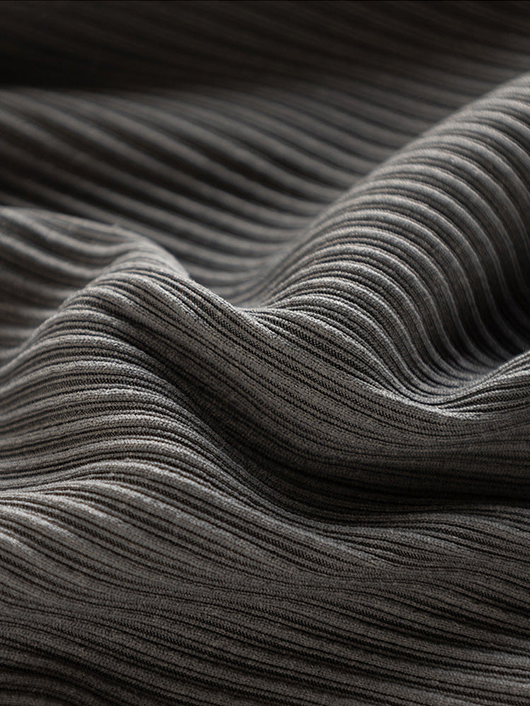 【在庫処分】体型カバープリーツ加工パンツ