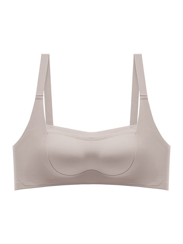 【在庫処分・ノンワイヤー】下厚カップシームレス ノンワイヤーブラ