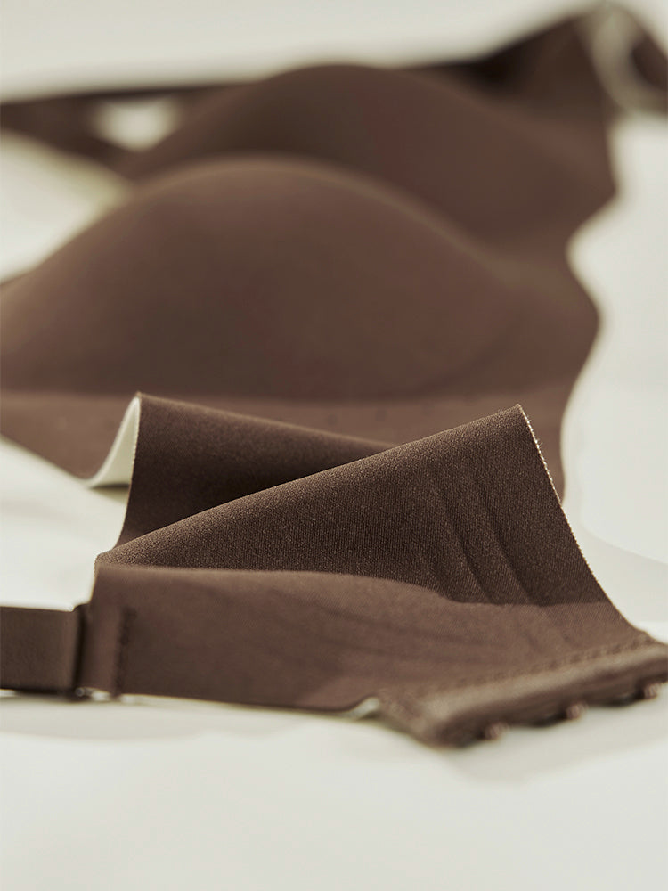 【ヒンヤリ・ノンワイヤー】シームレスブラ モーダル裏地