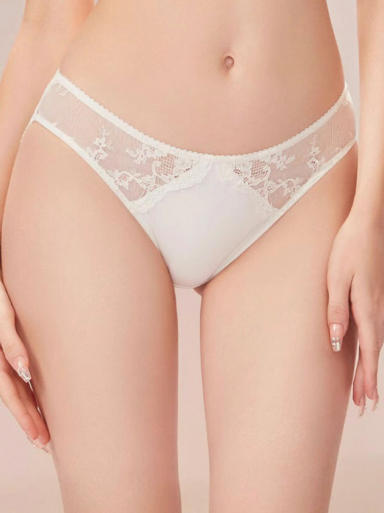 3/4カップ 総レースブラ ペアショーツ