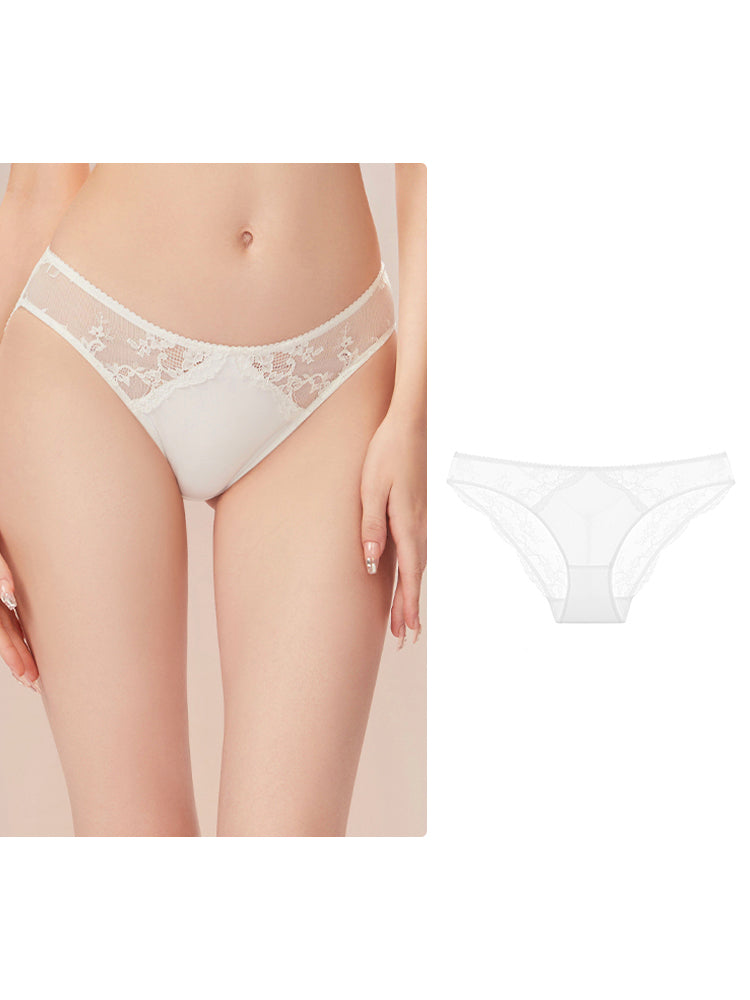 3/4カップ 総レースブラ ペアショーツ