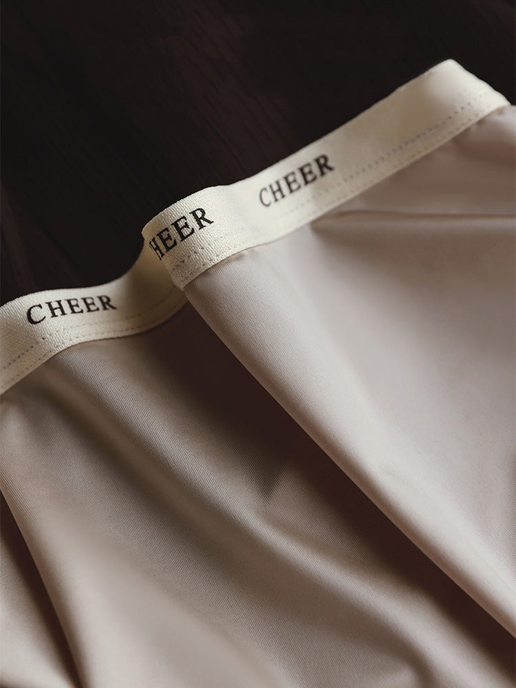 【在庫処分】アイスシルク 滑らかタッチショーツ はきこみ丈ふつう