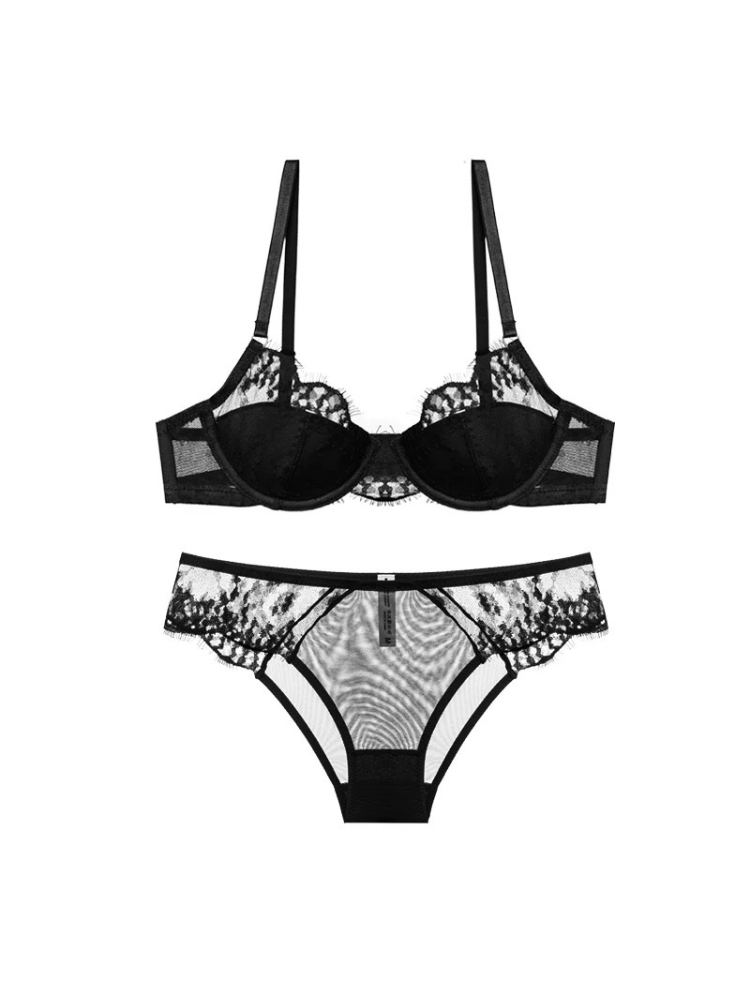 【B-C ソフトワイヤー】甘さを抑え 総レース ブラセット