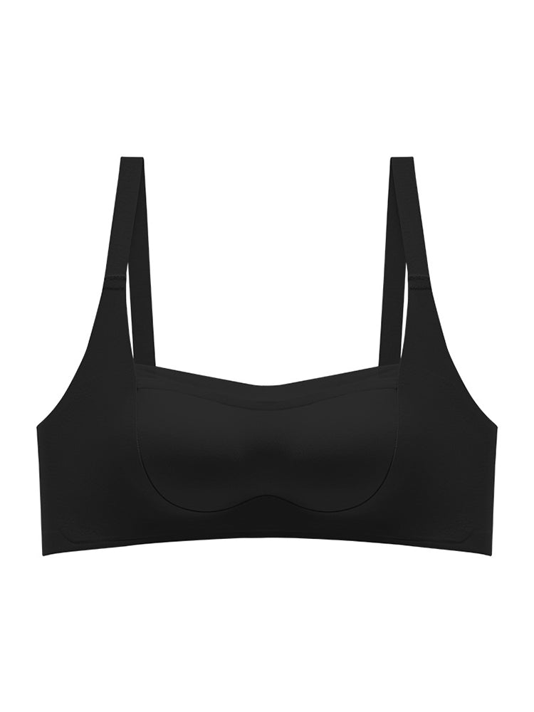 【在庫処分・ノンワイヤー】下厚カップシームレス ノンワイヤーブラ