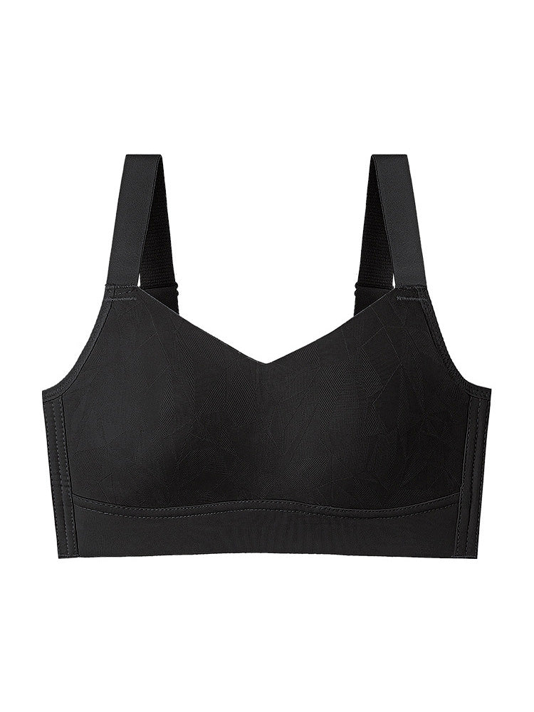 【在庫処分・ノンワイヤー】伸びる生地 ワイヤーレス小さく見せるブラ