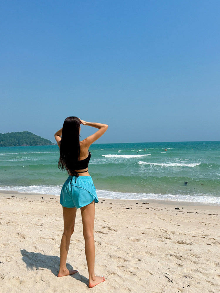 【ノンワイヤー】ホルダーネック 可愛くてセクシー ビキニ 上下セット