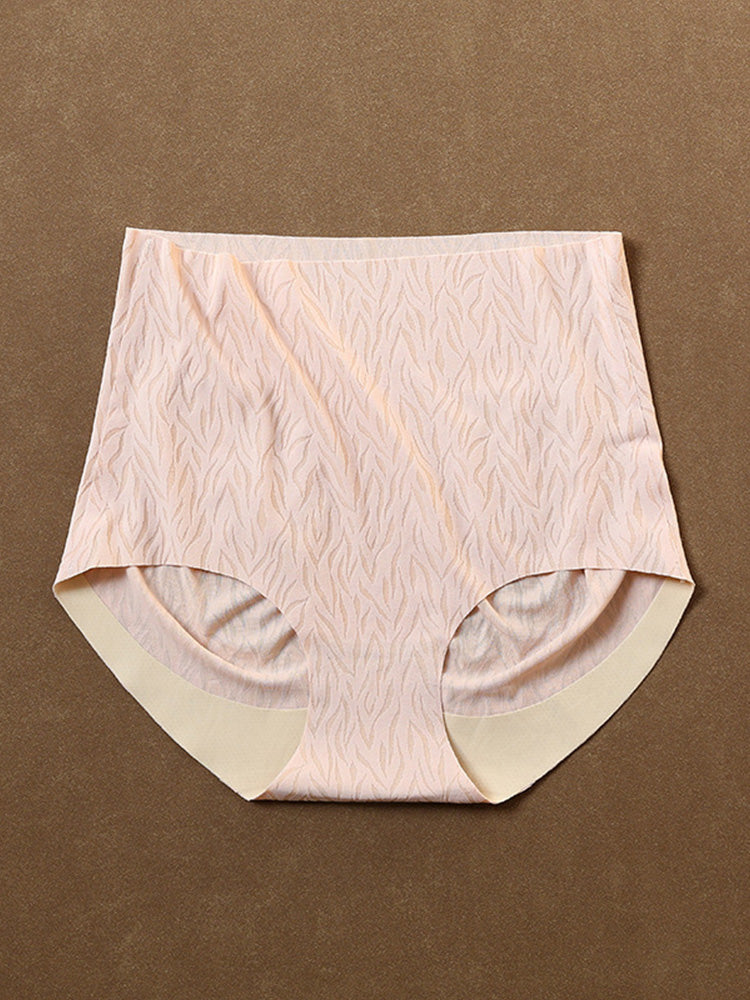 【在庫処分】ヒップアップ加工 ハイウェストシームレスショーツ はきこみ丈ふかめ