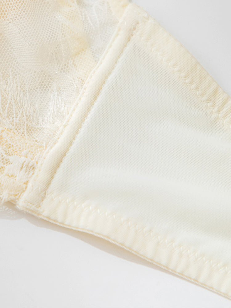 【Likewillow Series】総レースノンワイヤーブラ&ショーツ