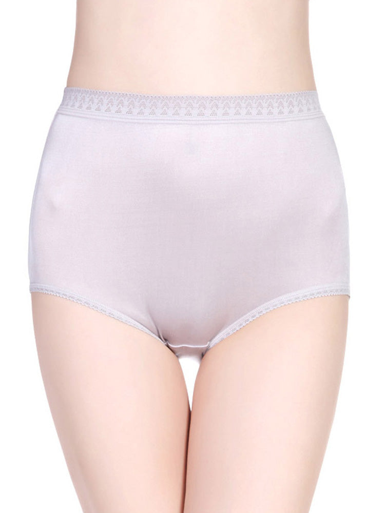 お腹を温めるハイウェストショーツ クロッチ100%マルベリーシルク