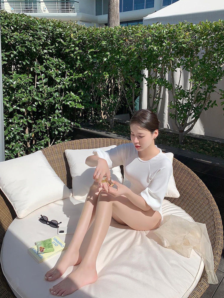 【ノンワイヤー】シンプル 大人っぽい ワンピース水着