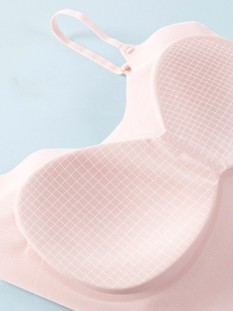 【ノンワイヤー】薄手無縫製 冷感 ブラトップ