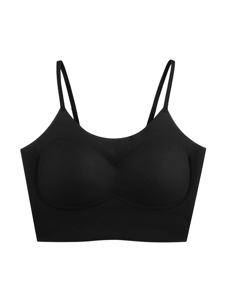 【ノンワイヤー】薄手無縫製 冷感 ブラトップ