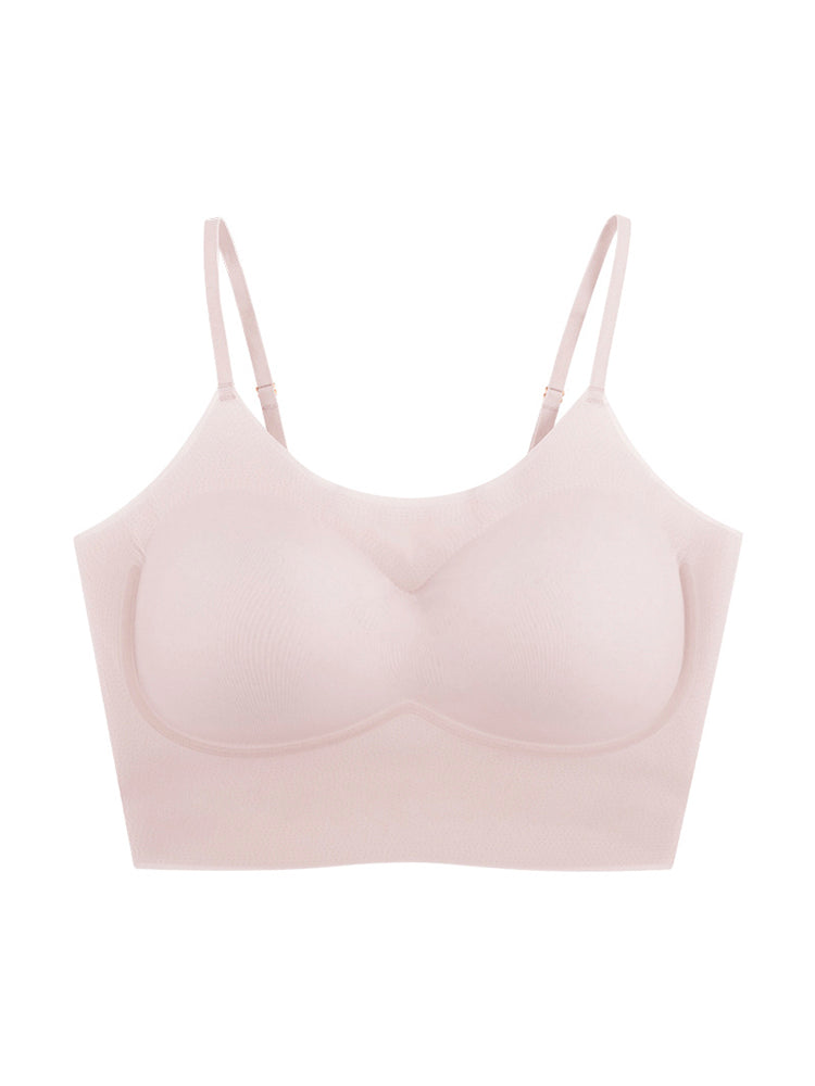 【ノンワイヤー】薄手無縫製 冷感 ブラトップ