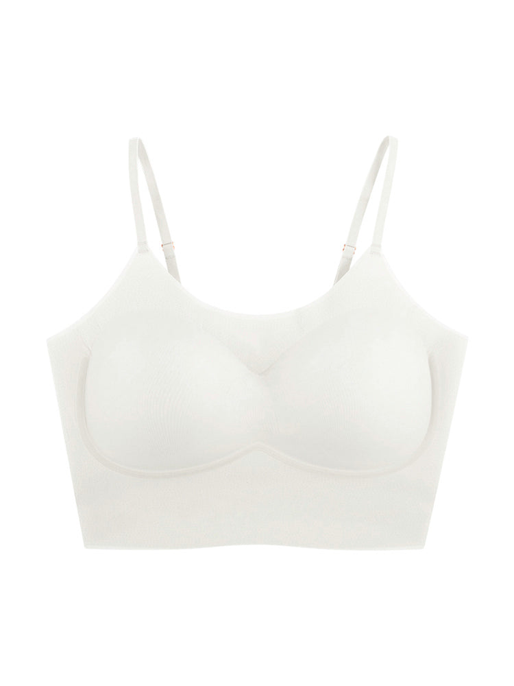 【ノンワイヤー】薄手無縫製 冷感 ブラトップ