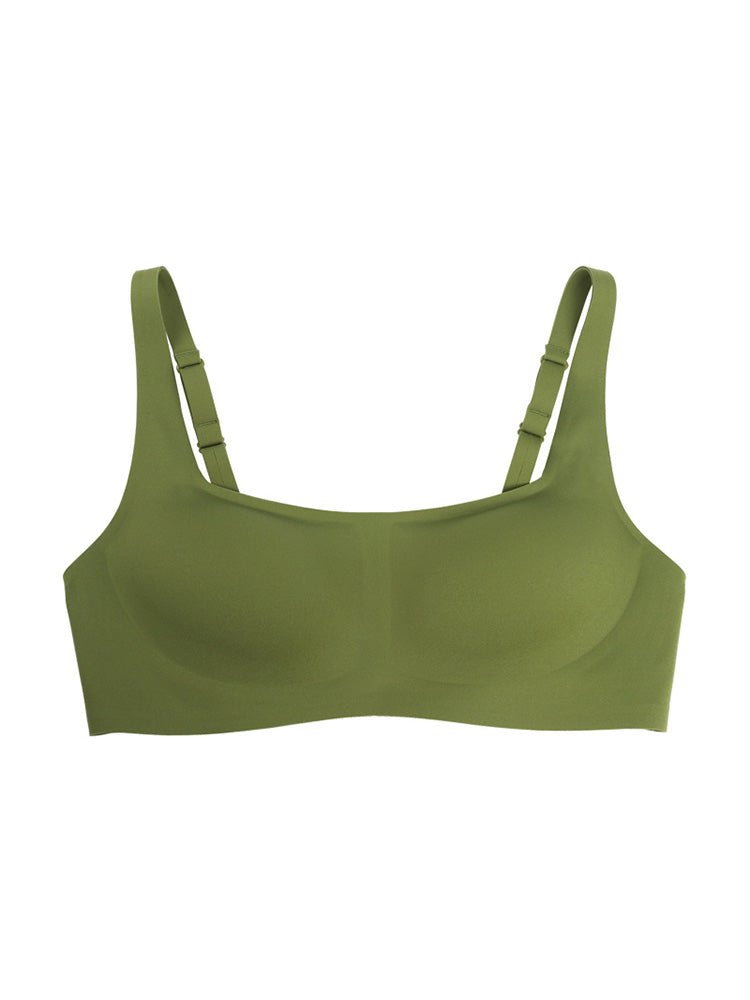 【ノンワイヤー】ワイヤレスブラ スクエアネック