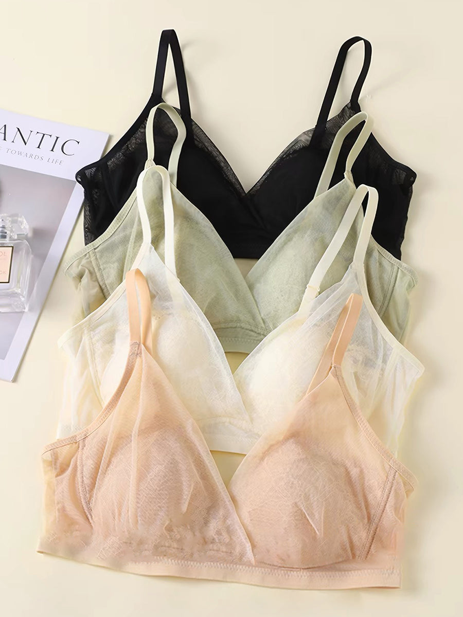 【Silky Comfort】軽やか薄手カップ ノンワイヤーブラ