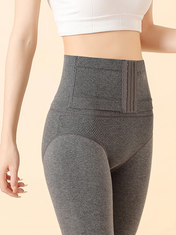 【在庫処分】厚さ選べる!あったかコルセット付き【裏起毛】やわ圧レギンス タイツ&トレンカ2種類