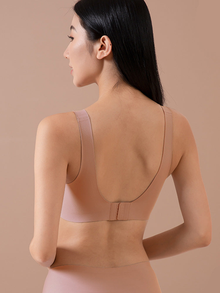 シームレスブラ 肩紐調節不可