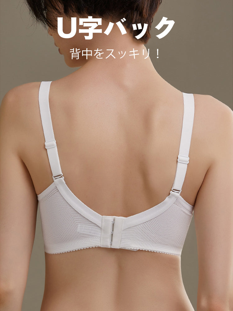 薄手 揺れ抑え ノンワイヤーブラ