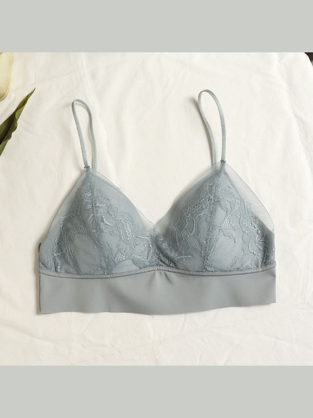 【在庫処分・ノンワイヤー】レースカバー 薄手ノンワンヤーブラ